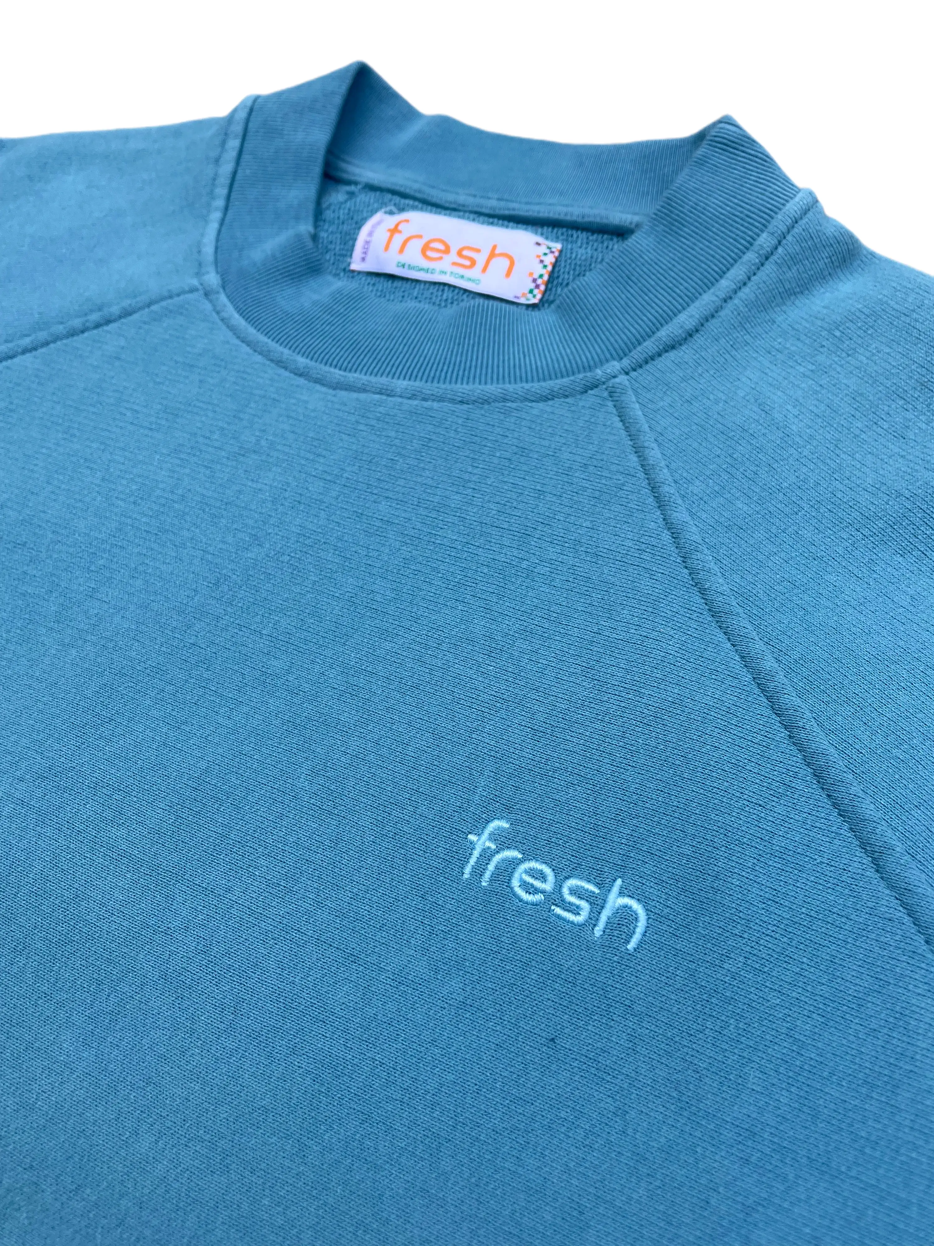 FRESH Billie Cotton Sweatshirt in Light Blue