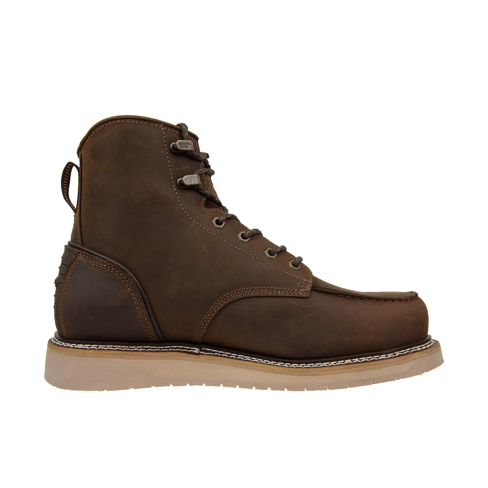 Georgia Boot AMP LT Wedge Composite Toe Brown