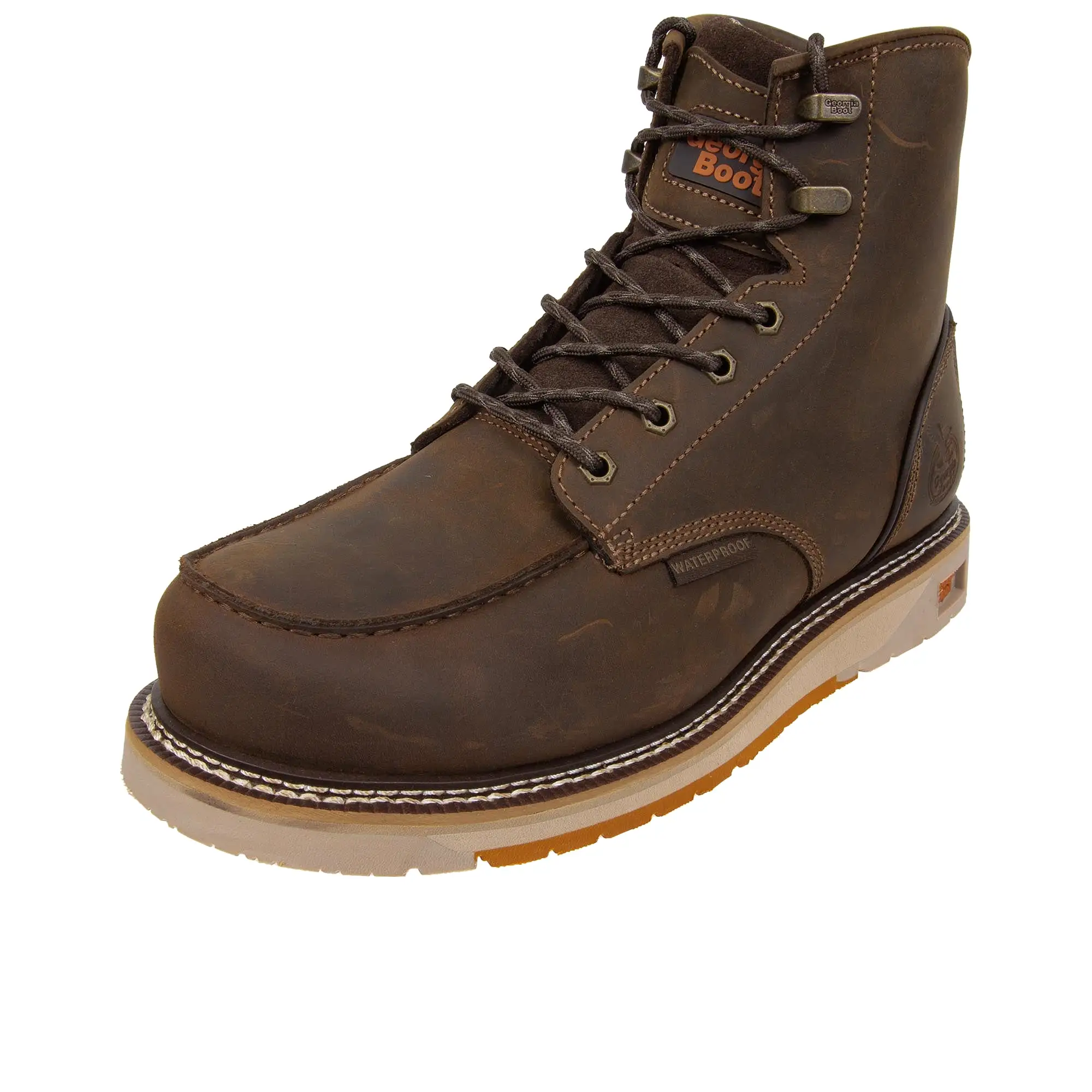 Georgia Boot AMP LT Wedge Composite Toe Brown