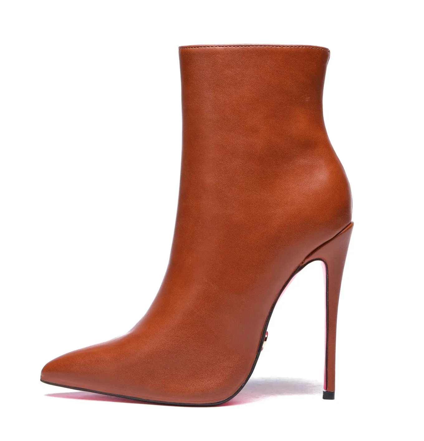 Giaro TALIA BROWN MATTE ANKLE BOOTS