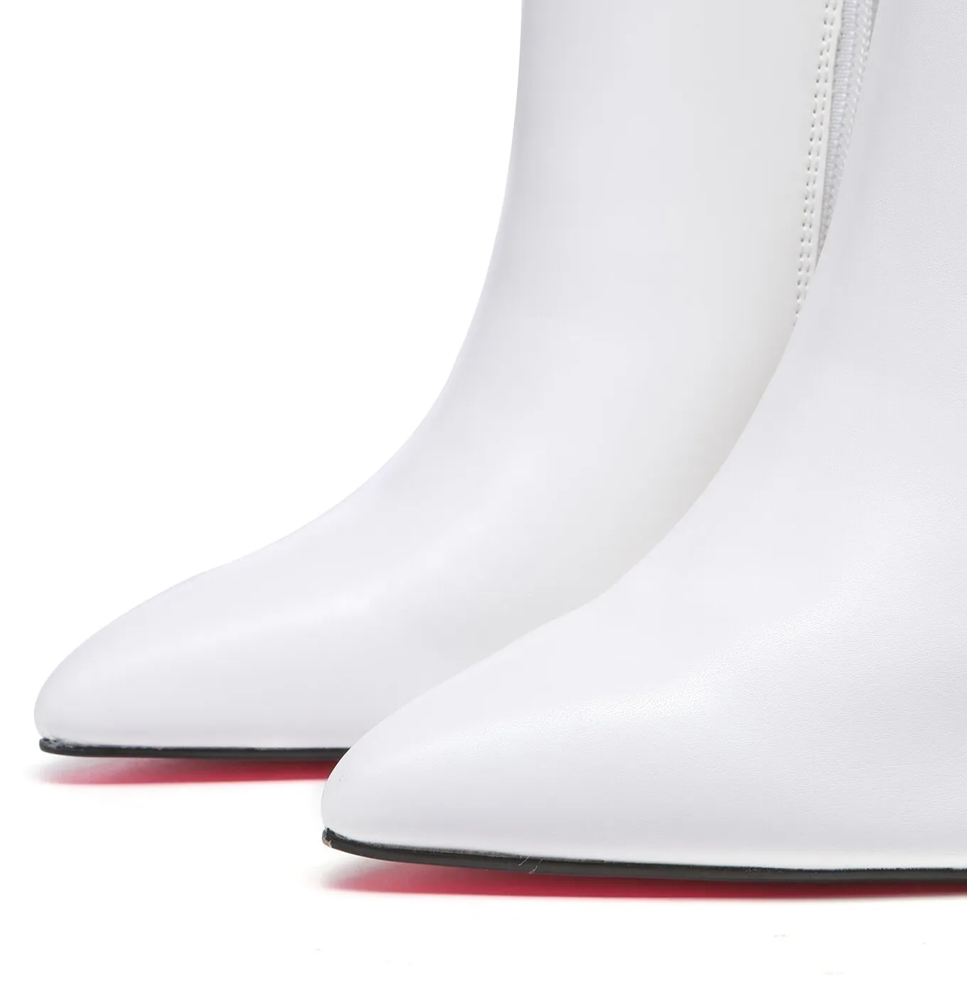 Giaro TALIA WHITE MATTE ANKLE BOOTS