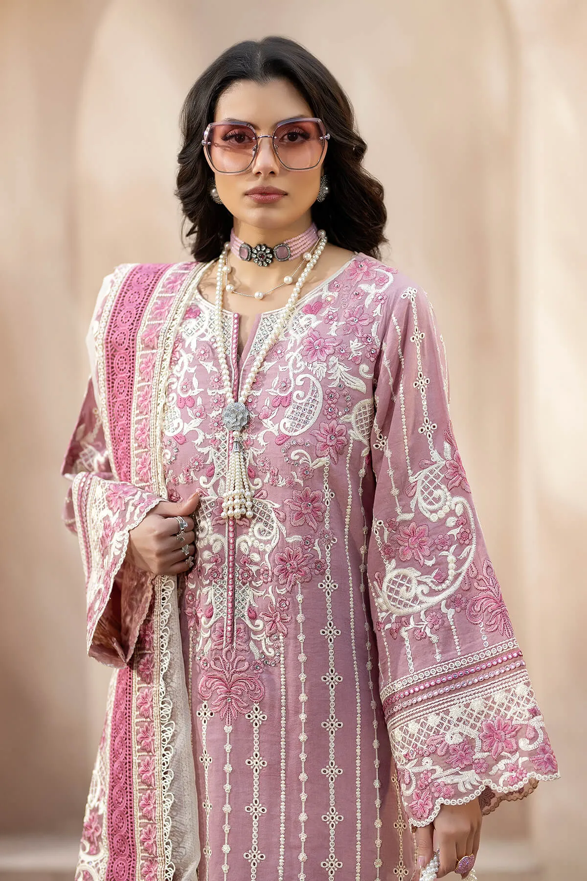 Gulposh by Serene Premium Embroidered Lawn Unstitched 3Pc Suit S.L 52 Abeer