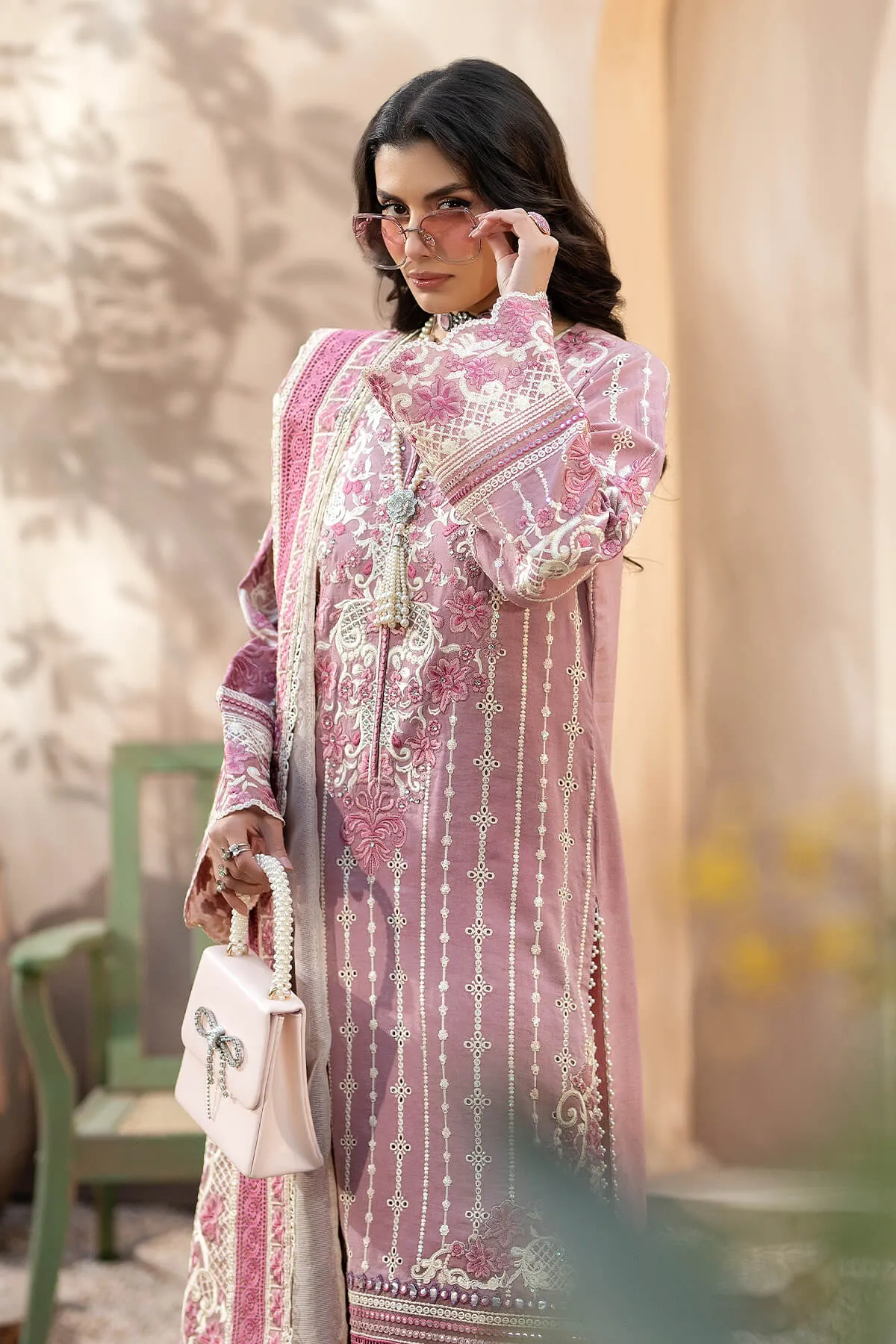 Gulposh by Serene Premium Embroidered Lawn Unstitched 3Pc Suit S.L 52 Abeer