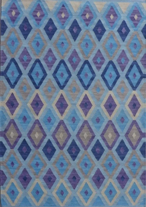 Handwoven Wool Rug in Southwestern, Native American style.  24780 Use code SAVE50 at checkout to get a 50% discount.