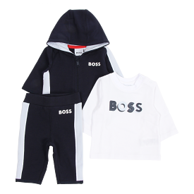 Hugo Boss Baby T-Shirt & Track Suit Set _Navy J98369-849