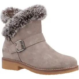 Hush Puppies Hannah Womens Suede Leather Ankle Boot