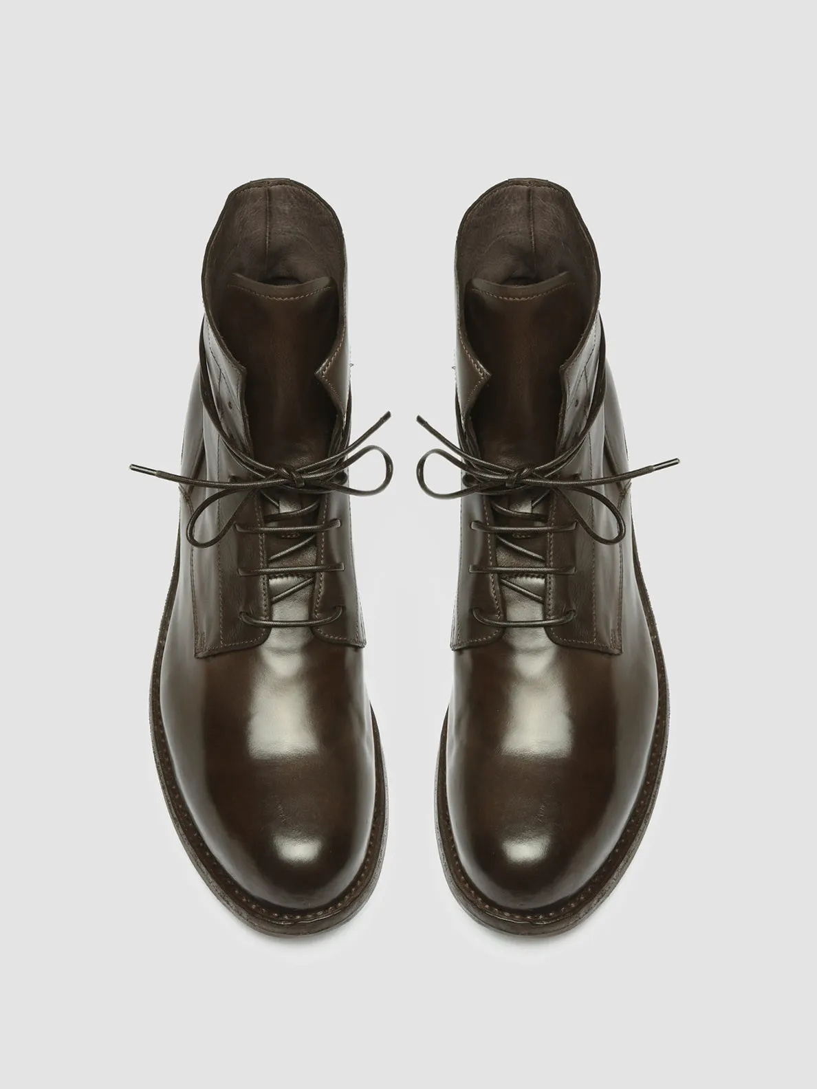 IKON 018 - Brown Leather Ankle Boots