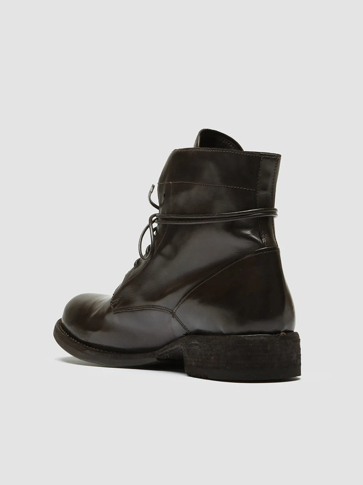 IKON 018 - Brown Leather Ankle Boots