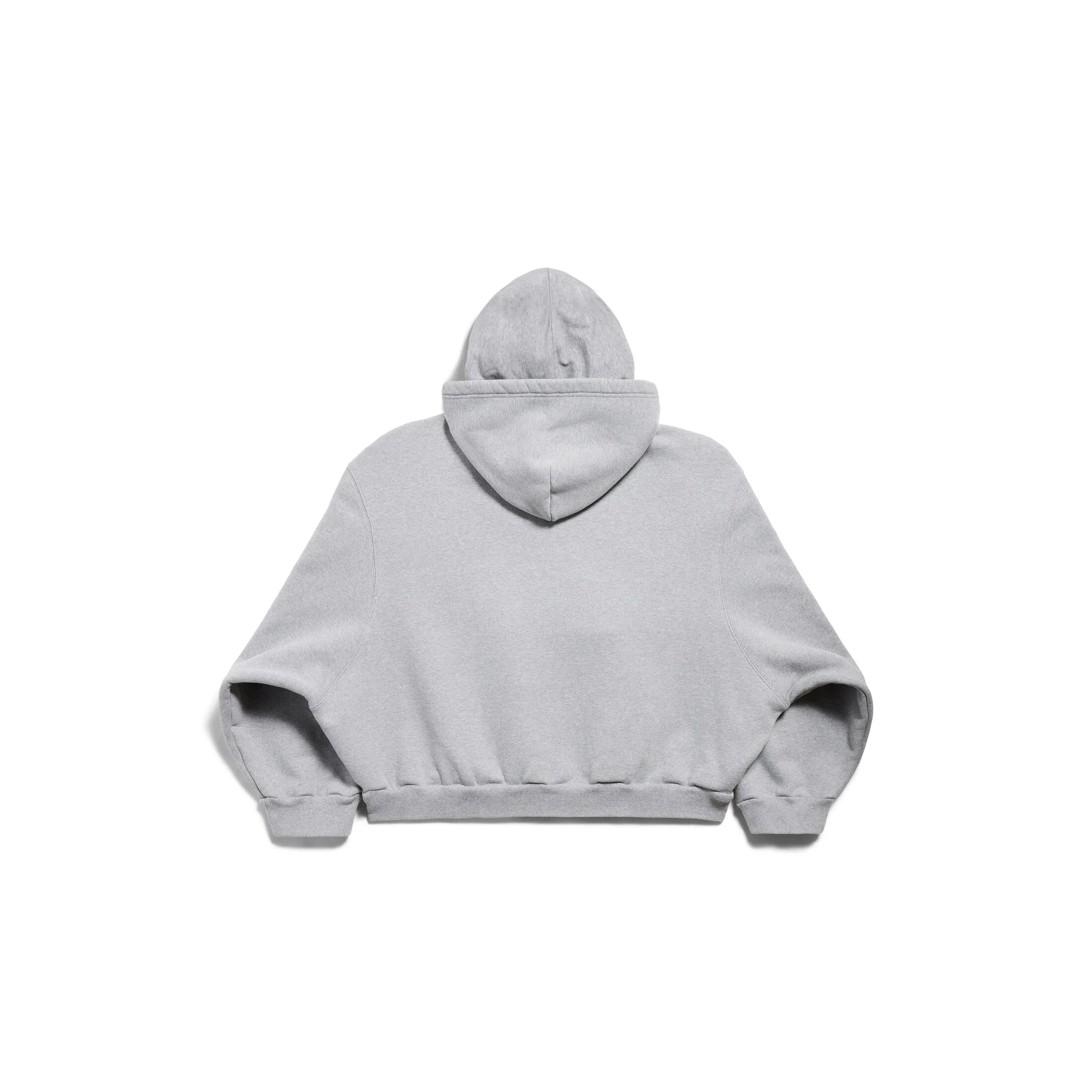 INCOGNITO BOXY ZIP-UP HOODIE LARGE FIT IN GREY