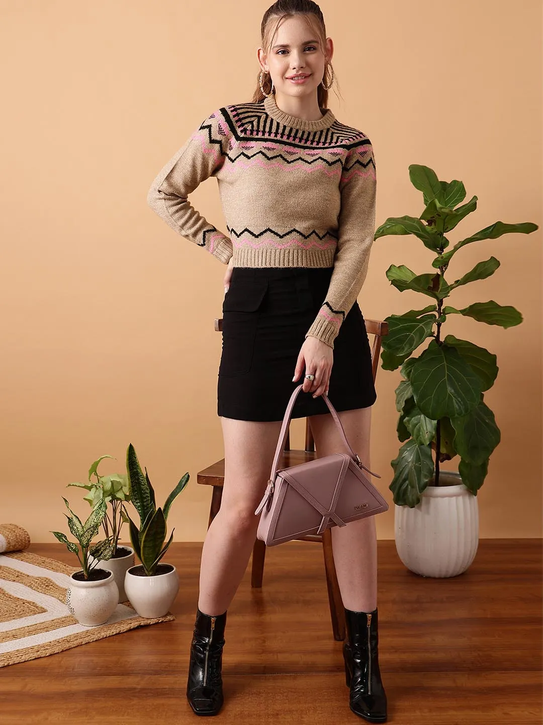 Jacquard Sweater