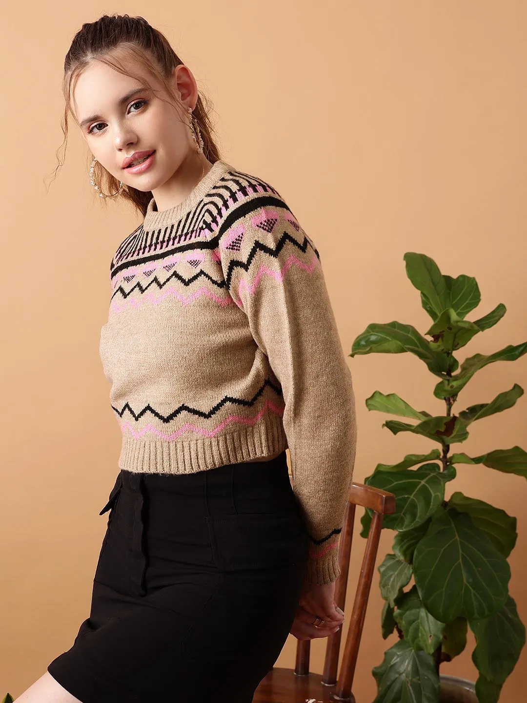 Jacquard Sweater