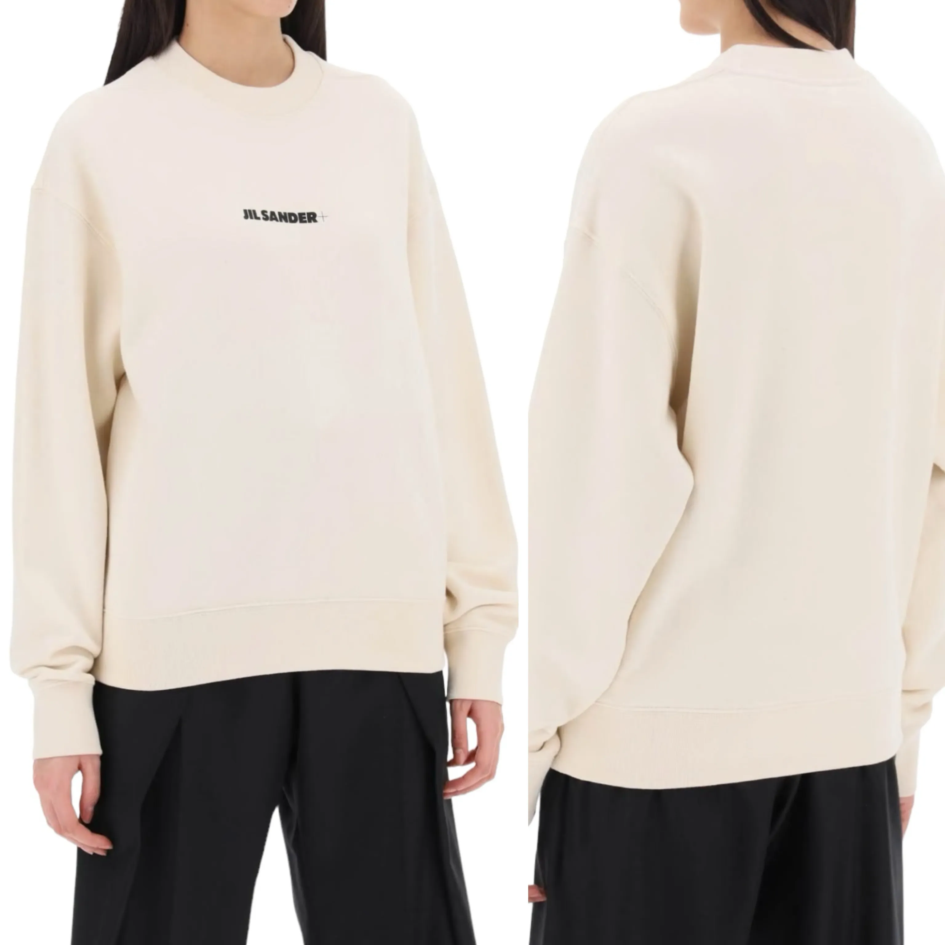 Jil Sander  |Plain Cotton Logo Hoodies & Sweatshirts