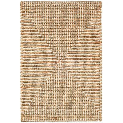 Kelan Jute Rug in White Size 2'x3'