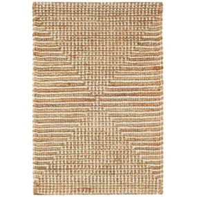 Kelan Jute Rug in White Size 2'x3'