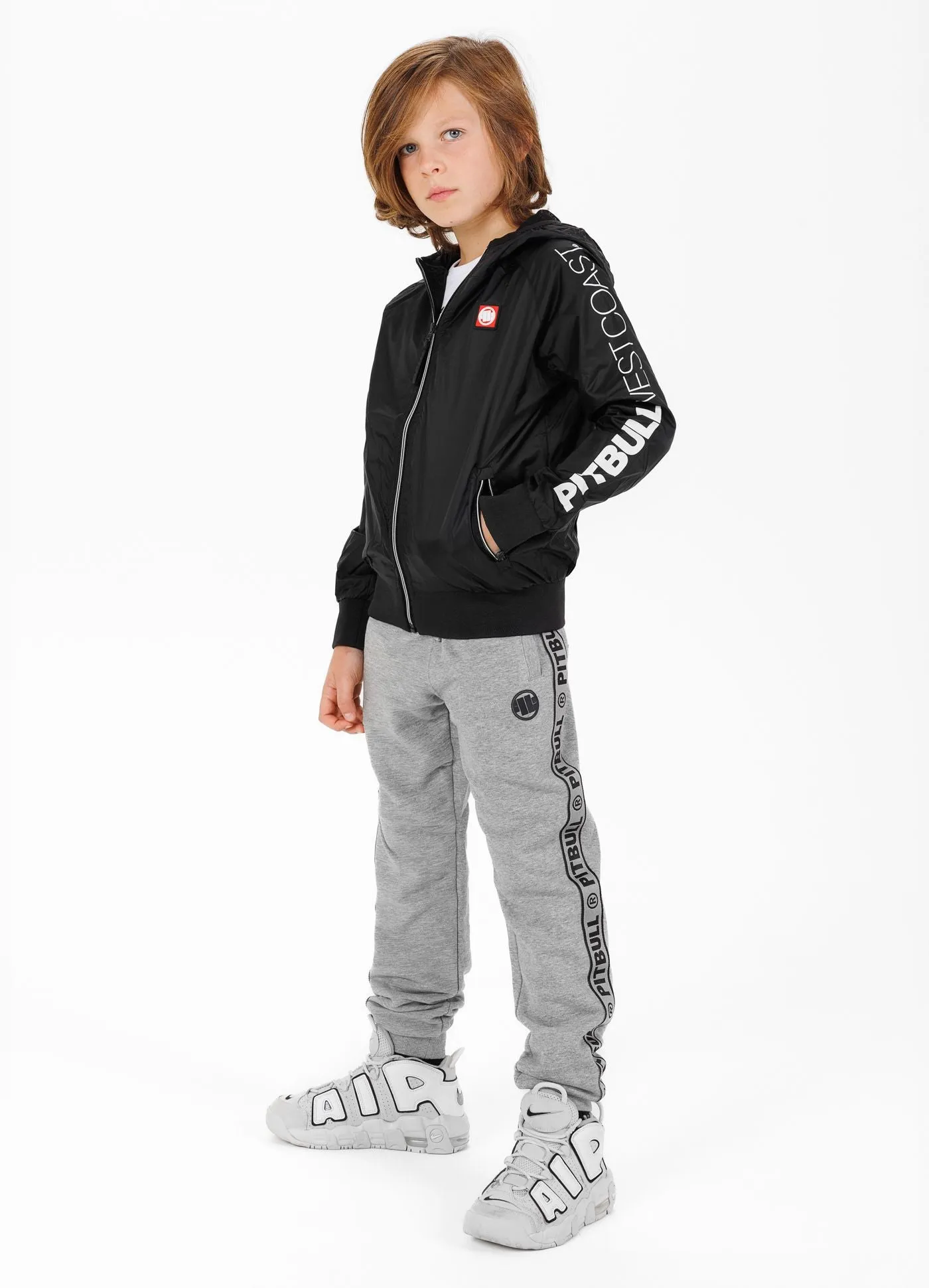 Kids transitional hooded jacket Athletic Sleeve Junior