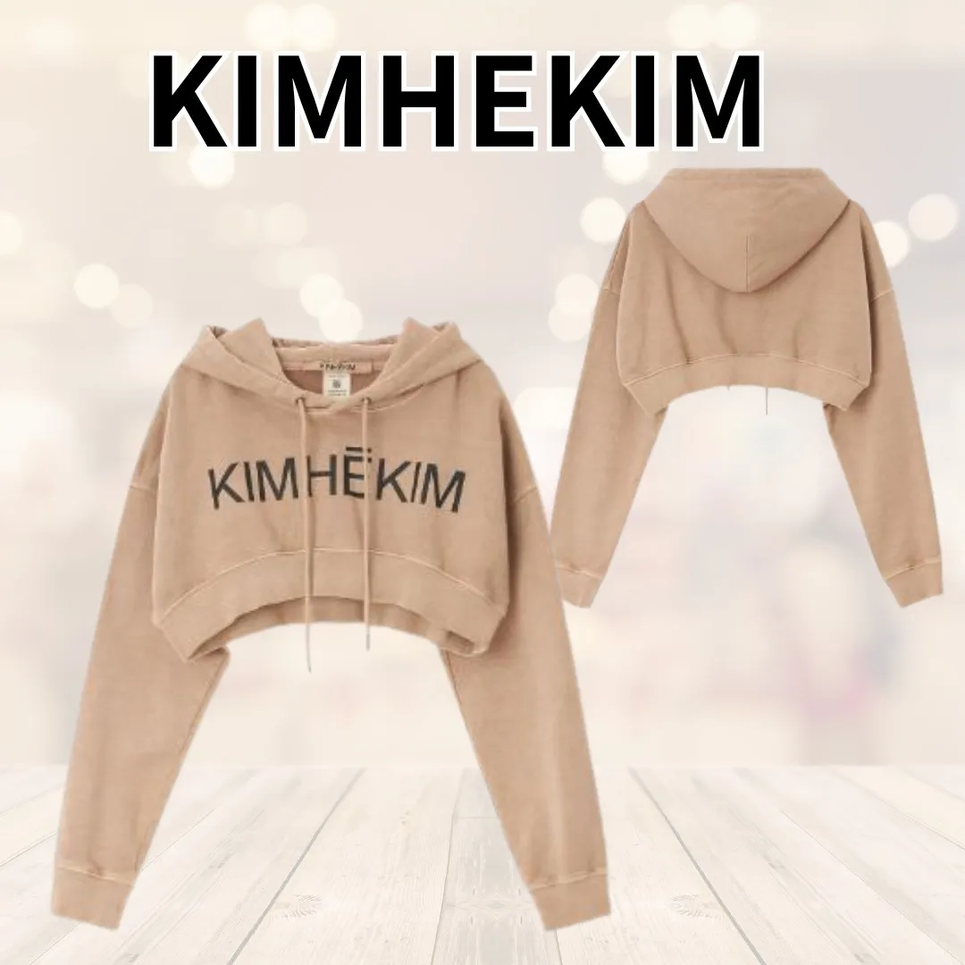 KIMHEKIM  |Long Sleeves Cotton Logo Hoodies & Sweatshirts