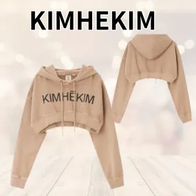 KIMHEKIM  |Long Sleeves Cotton Logo Hoodies & Sweatshirts