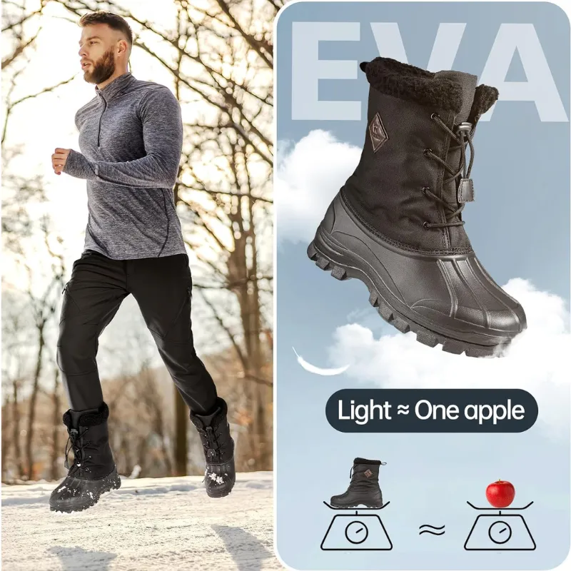 Lackwar Men’s Snow Work Boots