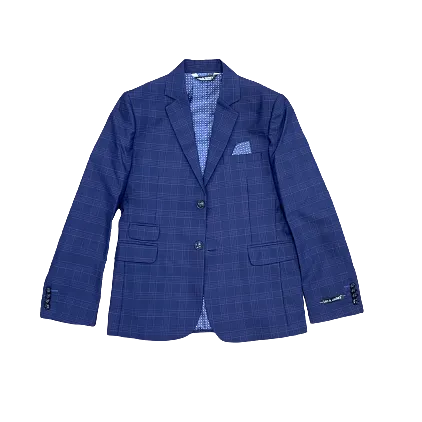 Leo & Zachary Boys Slim Marine Blue Suit-5819