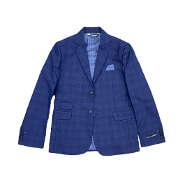 Leo & Zachary Boys Slim Marine Blue Suit-5819