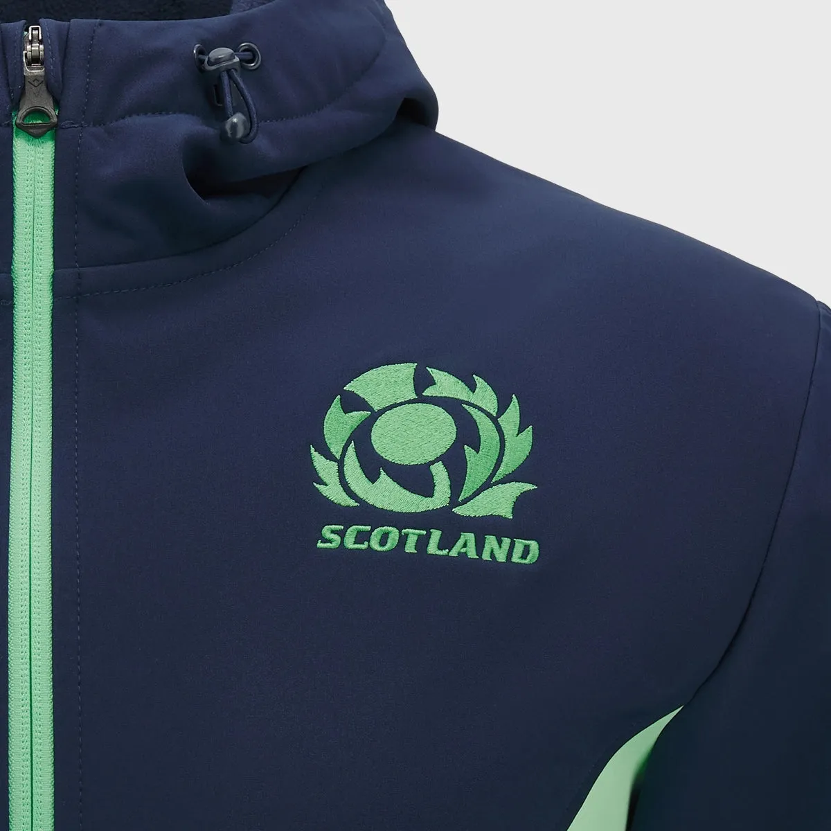 Macron Scotland Rugby Softshell Jacket Navy