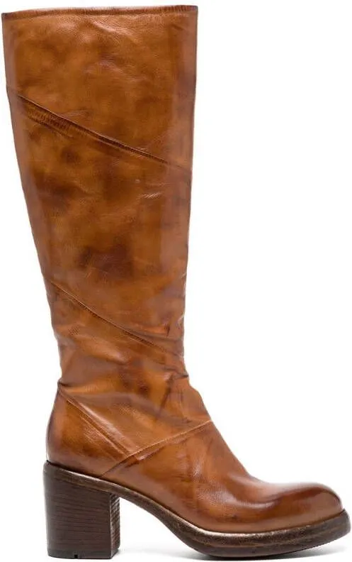 Madison.Maison knee-length mid-heel boots Brown