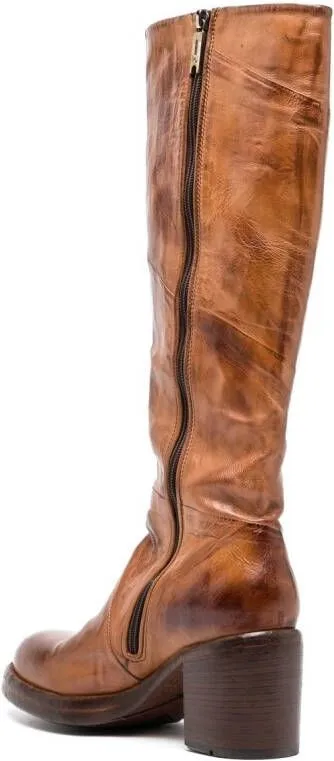 Madison.Maison knee-length mid-heel boots Brown