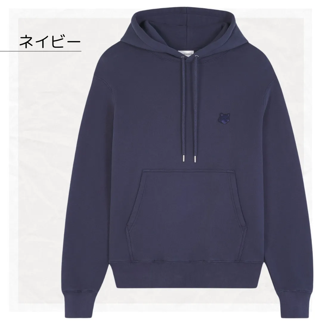 MAISON KITSUNE  |Long Sleeves Cotton Logo Designers Hoodies