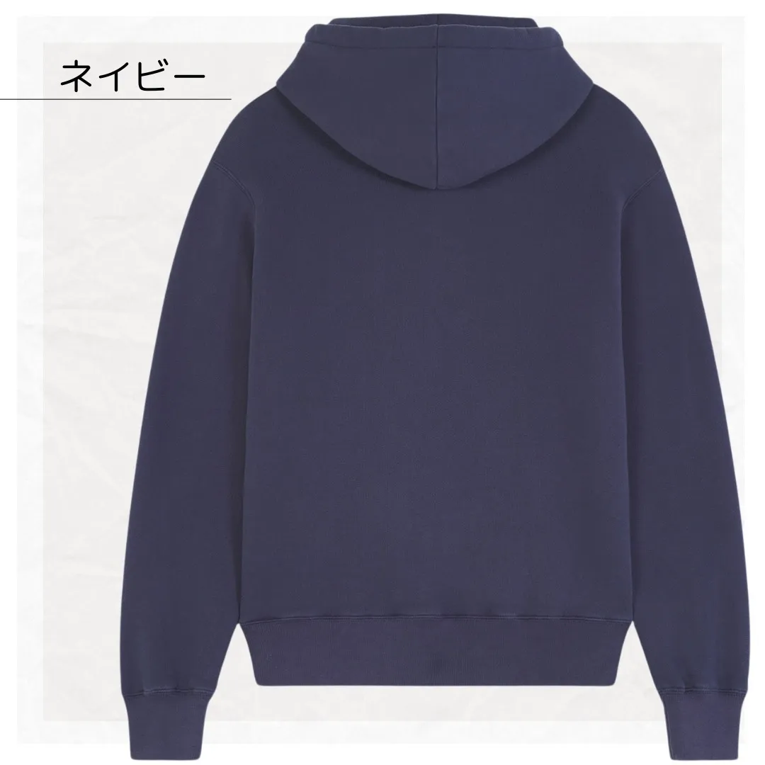 MAISON KITSUNE  |Long Sleeves Cotton Logo Designers Hoodies