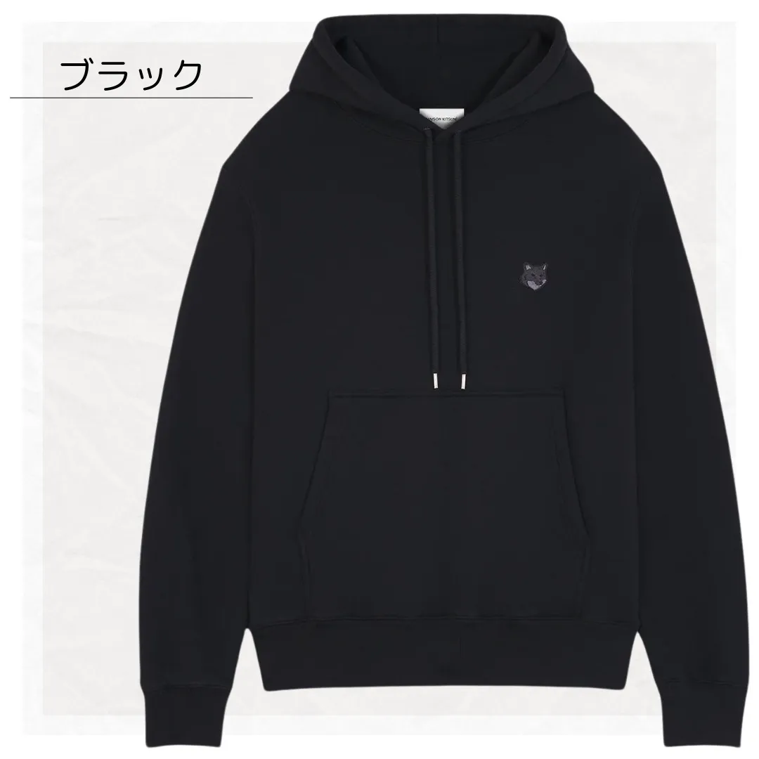 MAISON KITSUNE  |Long Sleeves Cotton Logo Designers Hoodies