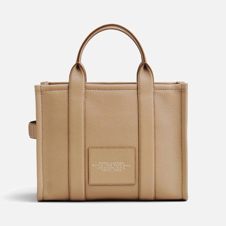 Marc Jacobs Women's The Leather Medium Tote Bag | Coggles