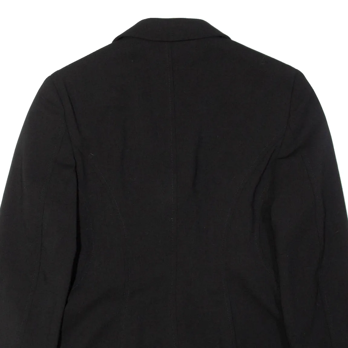 MARELLA Womens Blazer Jacket Black Wool UK 10