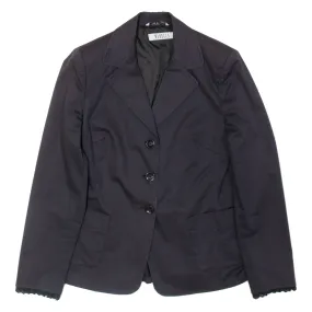 MARELLA Womens Blazer Jacket Blue UK 12