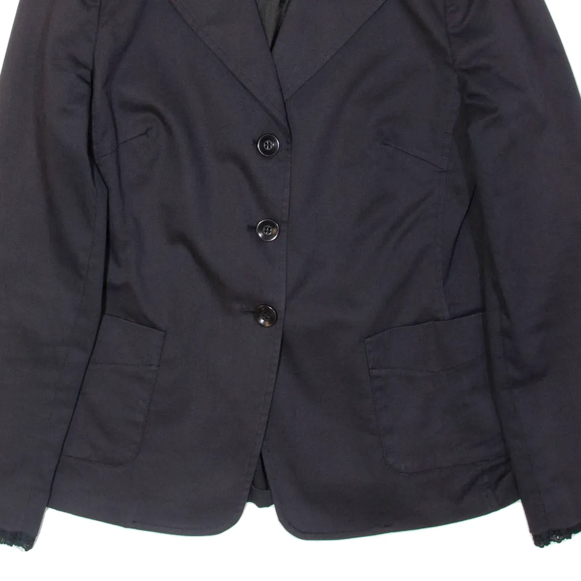 MARELLA Womens Blazer Jacket Blue UK 12