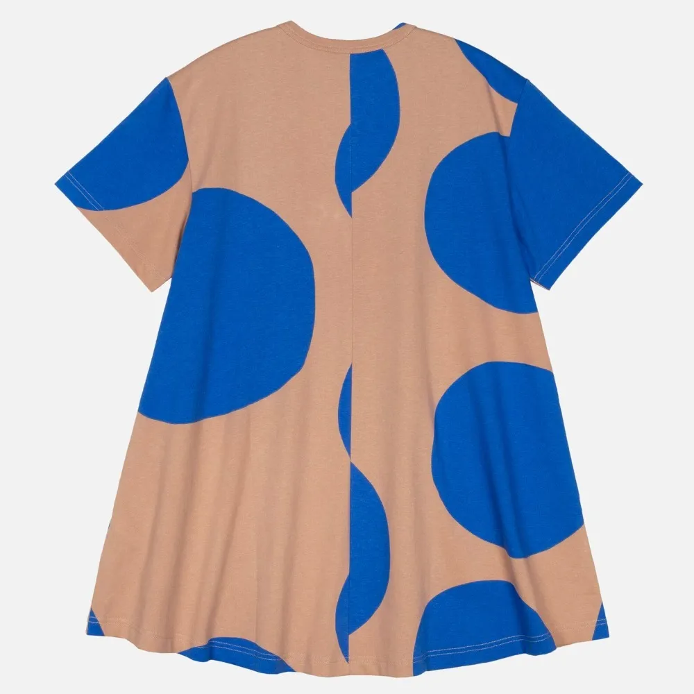 marimekko  |Crew Neck Dots Cotton Medium Short Sleeves Tunics