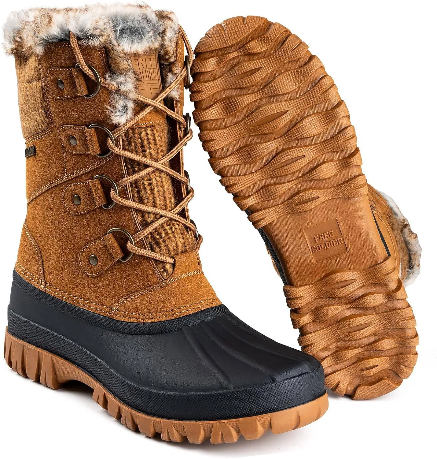 MARYJANE Women’s Waterproof Snow Hiking Boots