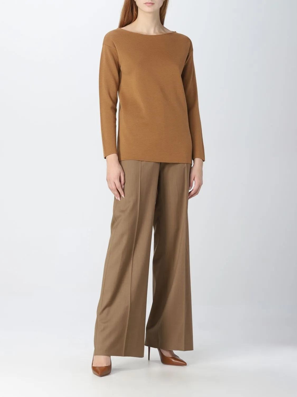 Max Mara Studio  |Wool V-neck & Crew neck