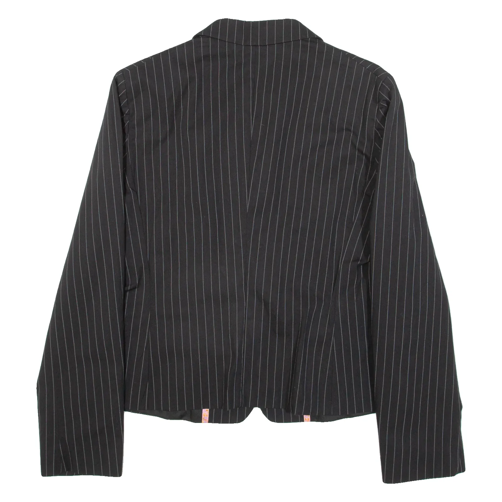 MAX MARA WEEKEND Womens Blazer Jacket Black Pinstripe UK 14