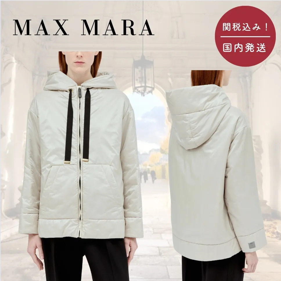 MaxMara  |Long Sleeves Plain Hoodies & Sweatshirts