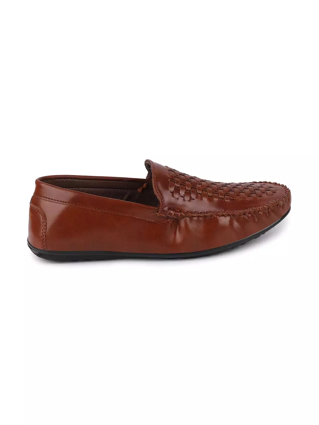 Men Brown Casual Slip-On Loafers