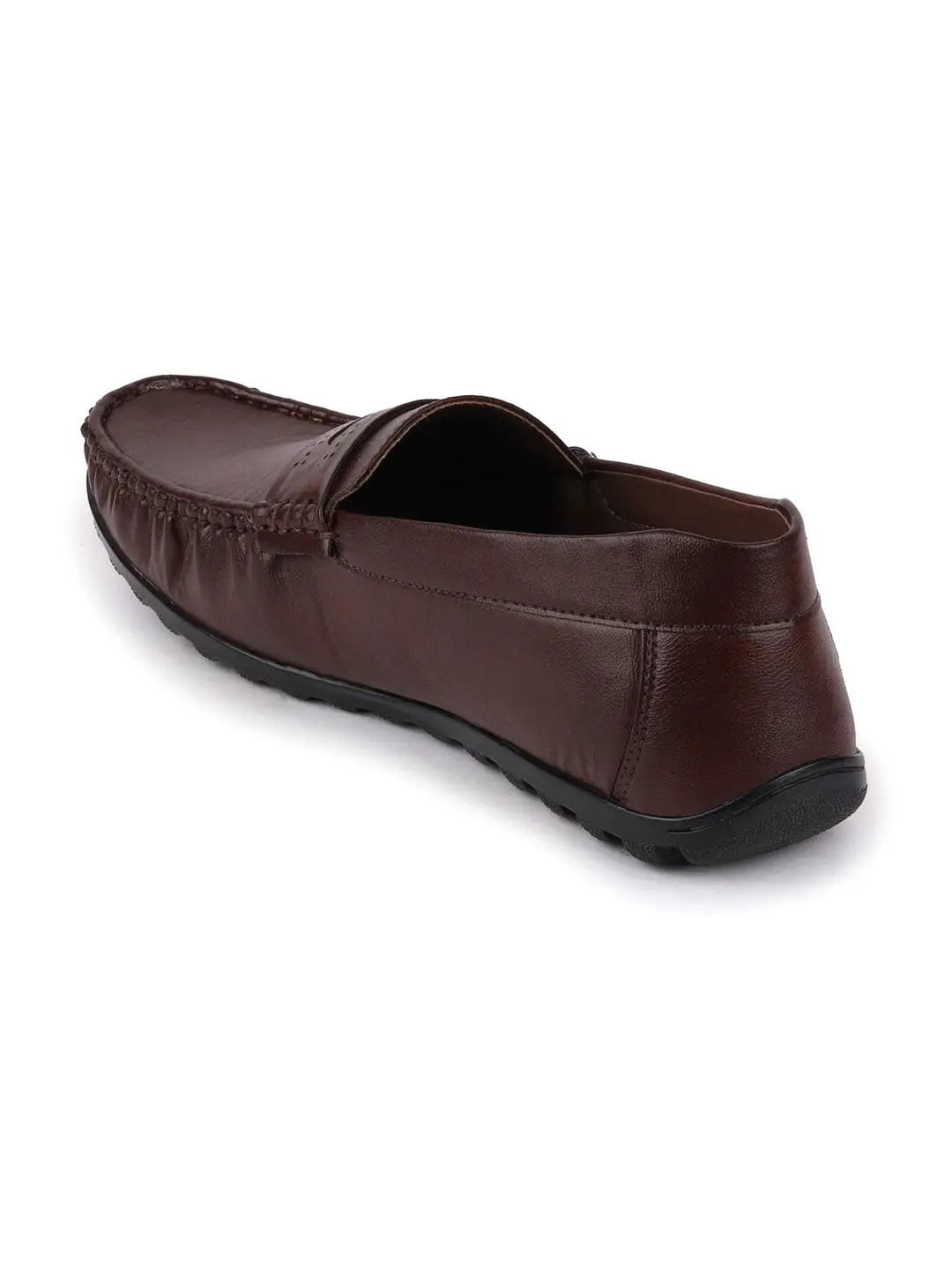 Men Brown Casual Slip-On Loafers