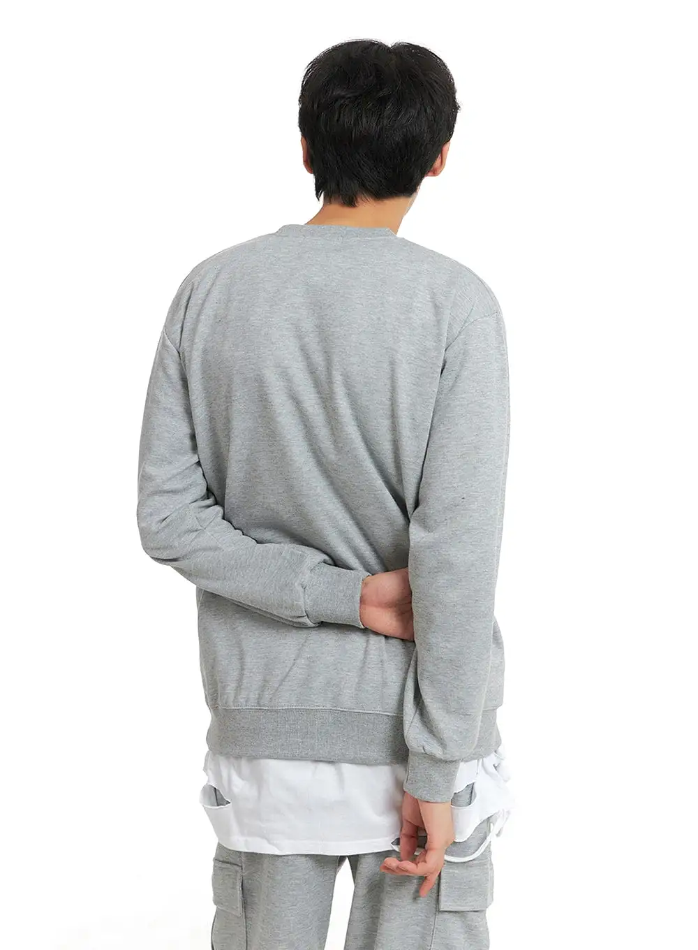 Men's Basic Cotton Sweatshirt IA401