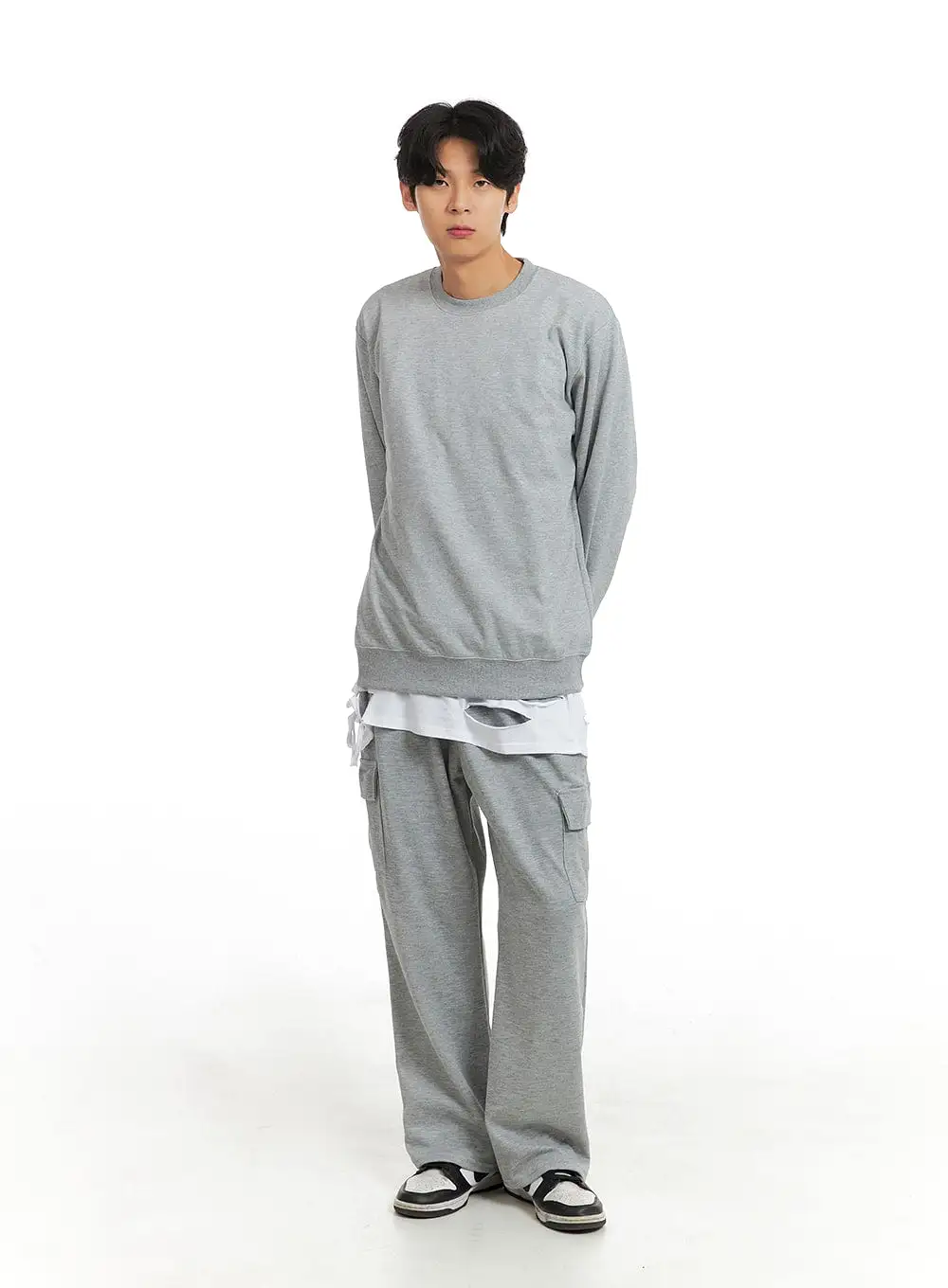 Men's Basic Cotton Sweatshirt IA401