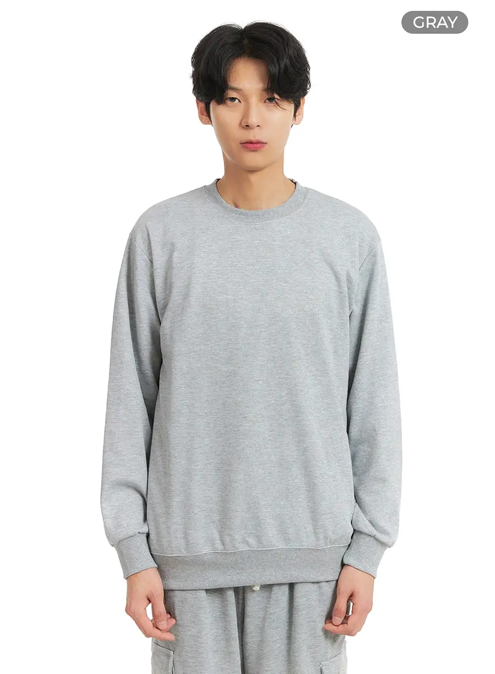 Men's Basic Cotton Sweatshirt IA401