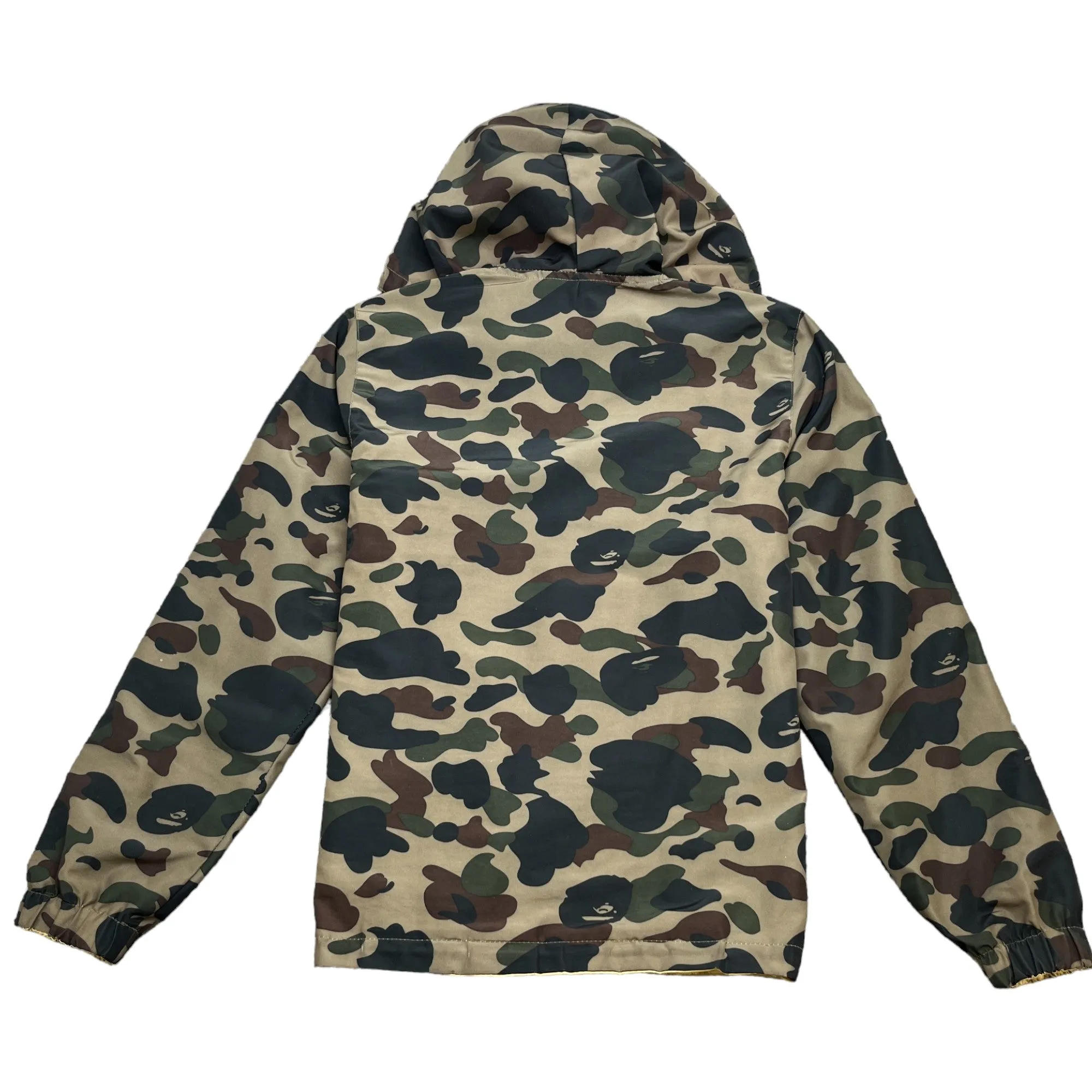 Men's Reversible Camo Jacket Gold Size M