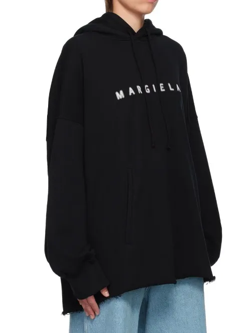 MM6 Maison Margiela  |Plain Logo Hoodies & Sweatshirts