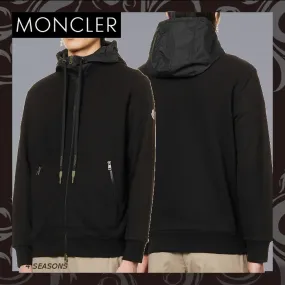 MONCLER  |Long Sleeves Cotton Logo FX Advantage / Exclusive Hoodies