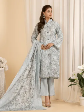 Mumtaz by Manizay Premium Embroidered Khaddar Unstitched 3Pc Suit M-07