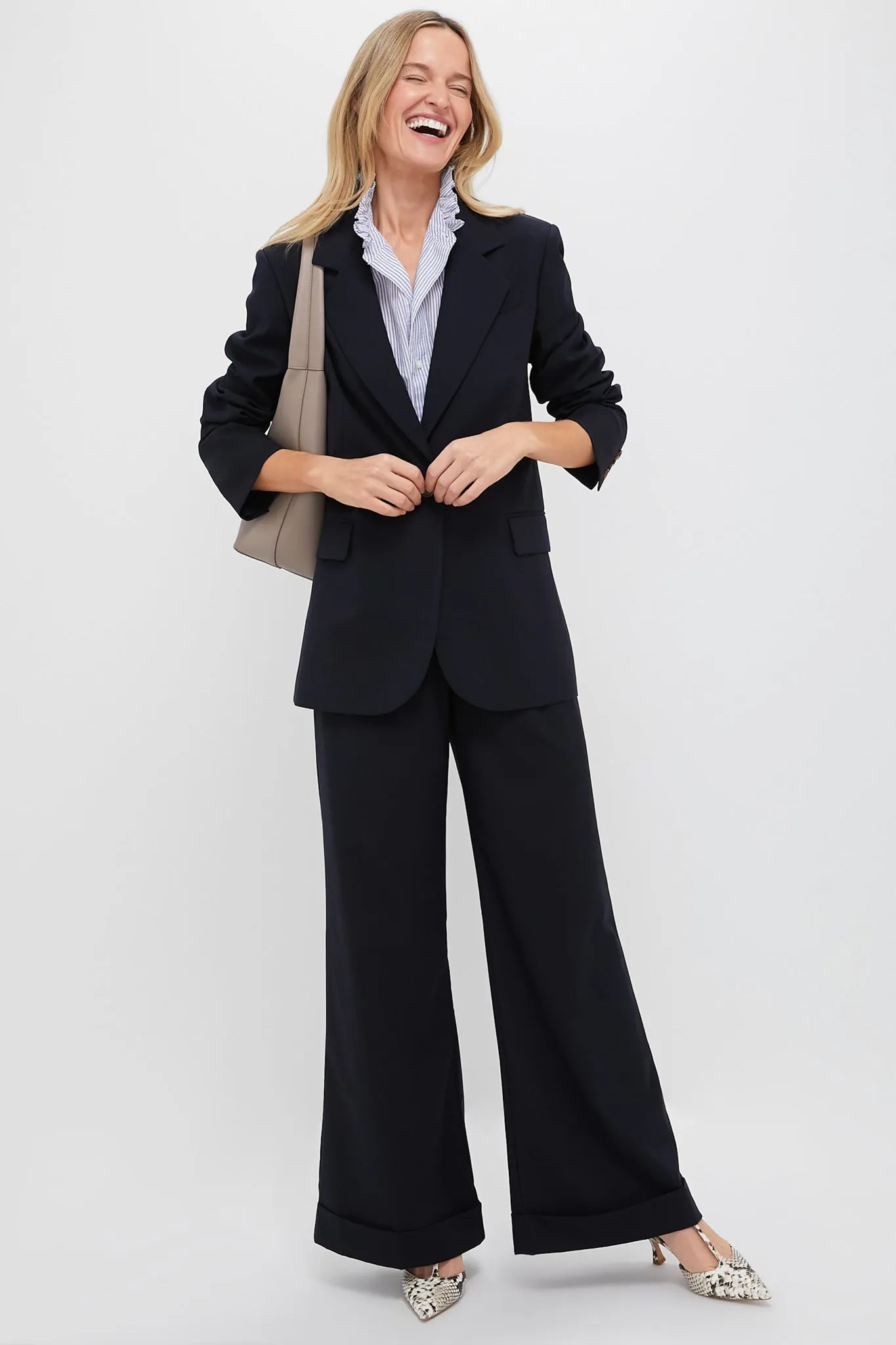 Navy Leo Blazer