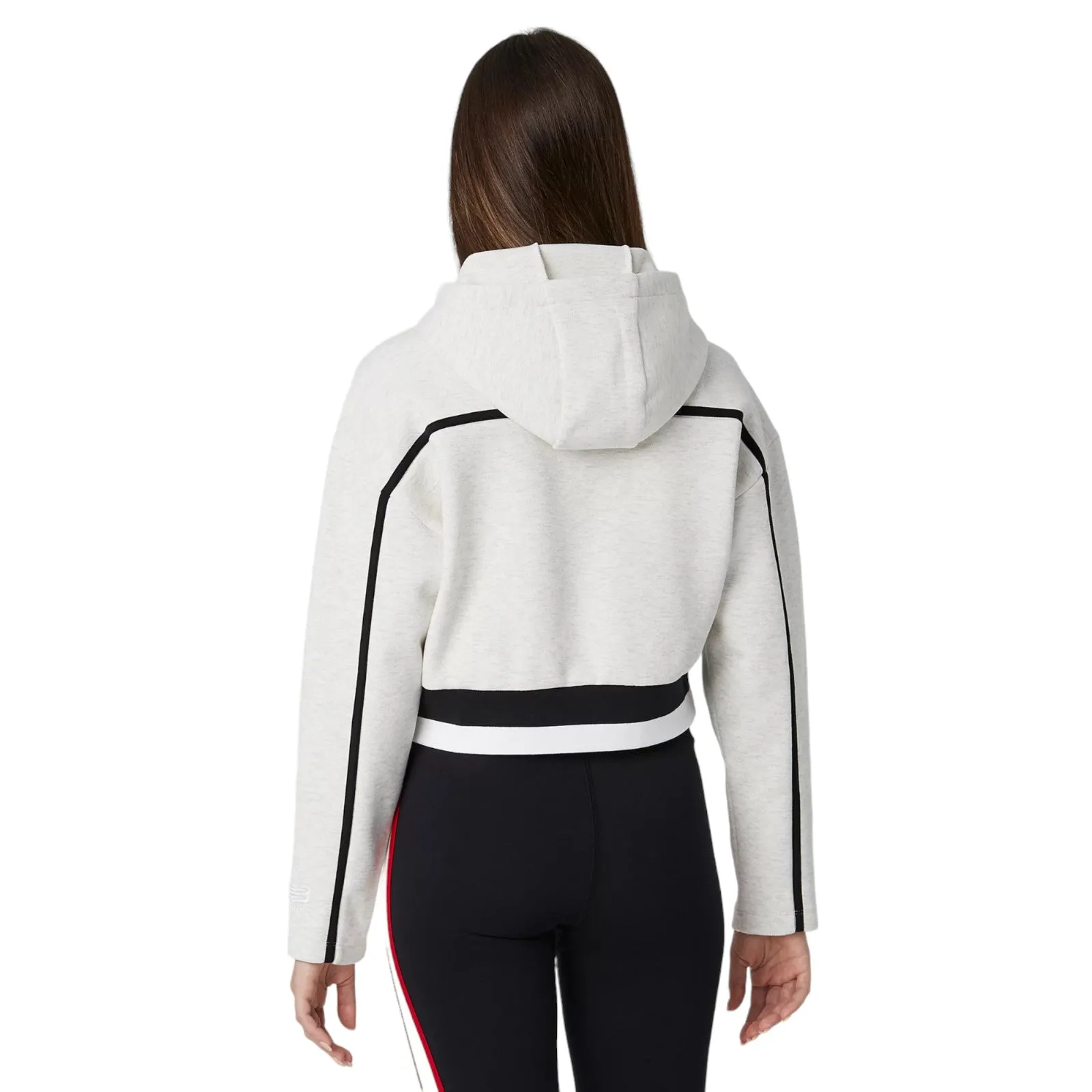 New Balance Womens Athletics Select Boxy Hoodie - White